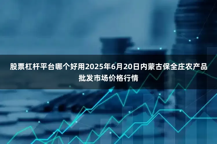 股票杠杆平台哪个好用2025年6月20日内蒙古保全庄农产品批发市场价格行情