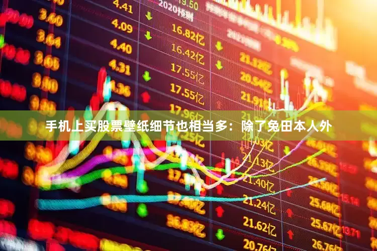 手机上买股票壁纸细节也相当多：除了兔田本人外